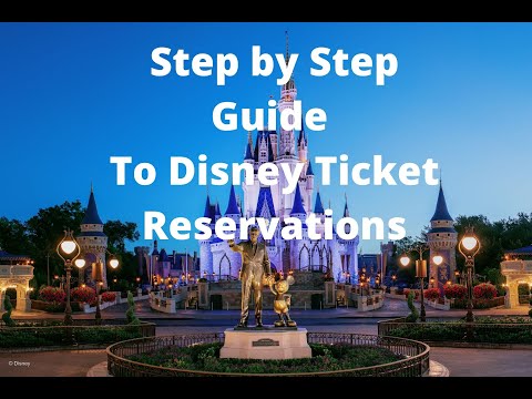 Disney Ticket Reservation- Step by Step guide to get...