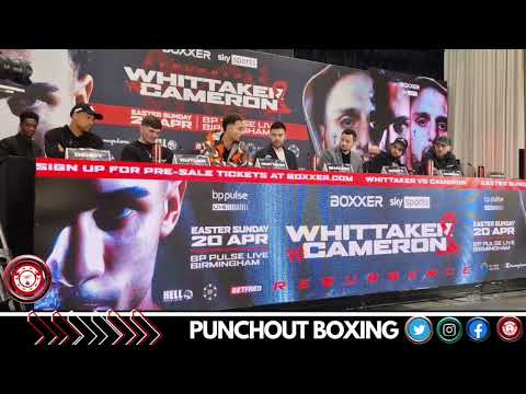 BOXXER PRESS CONFERENCE TO LAUNCH THE ‘RESURGENCE’ CARD IN BIRMINGHAM ON APRIL 20TH