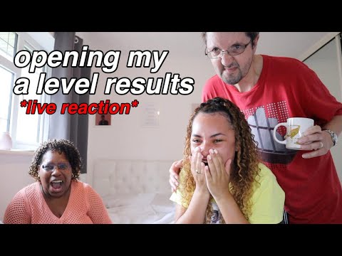 opening my A LEVEL RESULTS 2020 with my parents