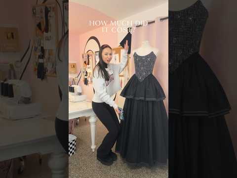 how much did it cost to create this Grammys Red Carpet dress? #sewing #sewingcost #fashiondesigner