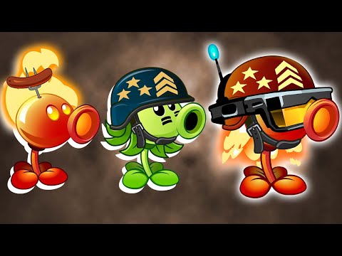 Megaguisantralladora: Variante de FUEGO - Plants vs Zombies 2 Chino