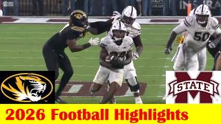 #19 Missouri vs #24 Mississippi State Football Game Highlights 9 26 2026