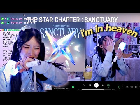 TXT - The Star Chapter: SANCTUARY ALBUM REACTION 🌟 First Listen Party 💿🎉 FULL TWITCH VOD | sillypak