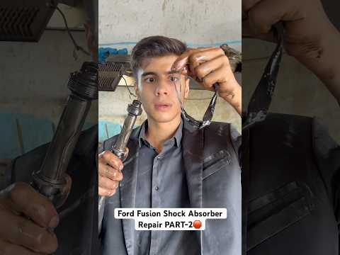 What came out shocked me😳 Last Part🛑 #amortizator_az #fordfusion #shockabsorberrepair #repairing