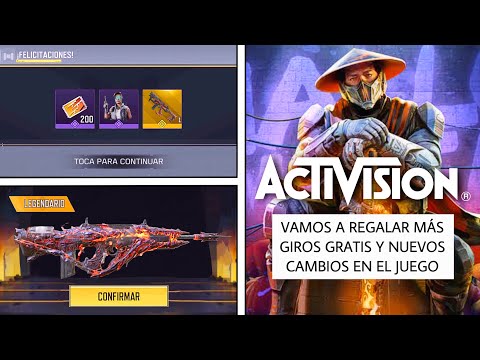 GRACIAS ACTIVISION!!! GIROS GRATIS EN RULETA LEGENDARIA, SKIN ÉPICA Y MÁS CAMBIOS EN COD MOBILE