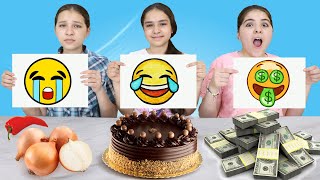 تحدي الرسم بالأيموجي 😱 ترسم صح تكسب 😂 ترسم غلط يا ويلك 😏