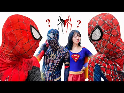 What If All Spider man in 1 HOUSE? || Hey Superhero Rescue KID SPIDER MAN & KID JOKER + MORE