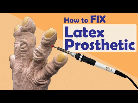 How to fix Latex Prosthetics - Foam Latex SFX Makeup