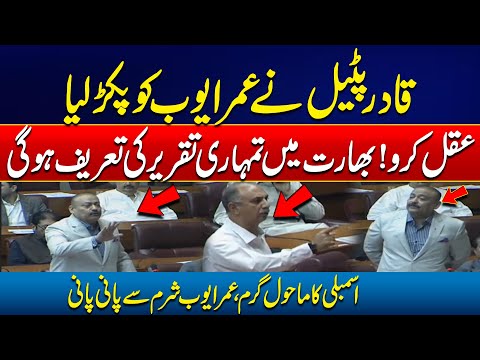 Qadir Patel Fiery Reply To Umar Ayub In National Assembly - Pak- India Conflict - 24 News HD