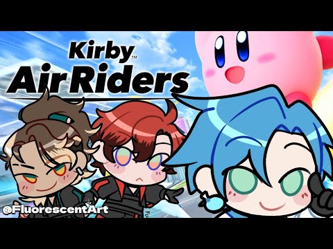 MY CHILDHOOD GAME IS BACK 😭😭😭 w/ @MachinaXFlayon @Goldbulletch 【⭐ Kirby Air Riders ⭐】