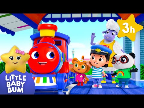 Down by The Train🚂 | 🚌Wheels on the BUS Songs! 🚌 Nursery Rhymes for Kids