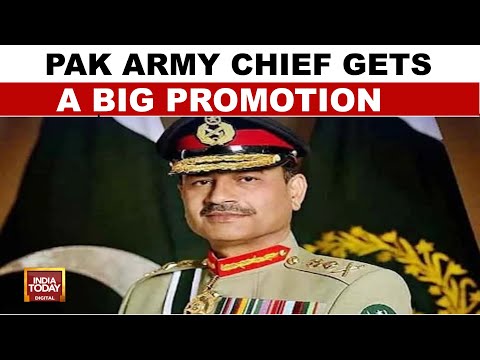 General Asim Munir promoted To Field Marshal, Highest Military Rank In Pakistan | India Today News