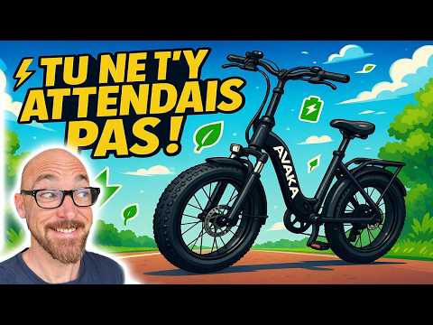 Le nouveau fat bike pliant Avaka BZ20 est ici dans un test Complet