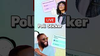 HOW TO: Add a Live Poll Sticker ✅