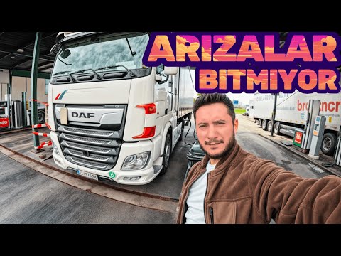 Bir Günümde NELER YAŞADIM / TIR ARIZA YAPTI / DAF Tır Vlog