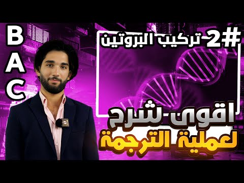 بكالوريا ا أقوى شرح🤯  لعملية الترجمة (وحدة تركيب البروتين)