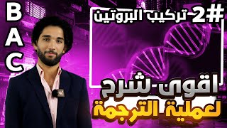 بكالوريا ا أقوى شرح🤯  لعملية الترجمة (وحدة تركيب البروتين)
