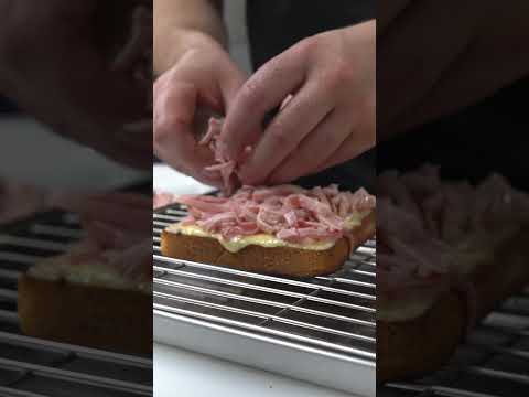 Le croque-monsieur 🥪 #recette #crocmonsieur #sabayon #cheesy #fluffy