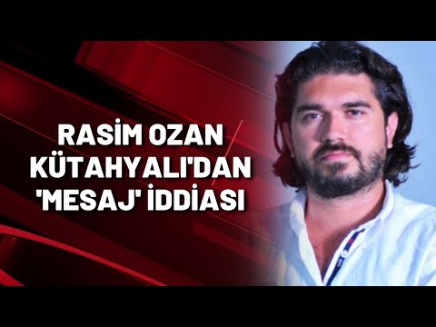 Rasim Ozan Kütahyalı'ya hangi devlet yetkilisi mesaj attı?