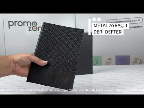 Touchpen Diamond Kalem & 14×21 Kenarları Boyalı Termo Deri Defter Kutulu VIP Hediye Seti Promozone