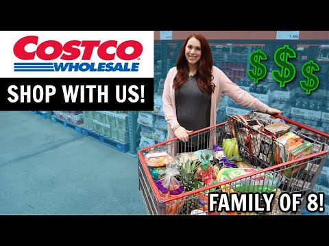 Once-a-Month GROCERY HAUL! Shopping at COSTCO for our LARGE FAMILY