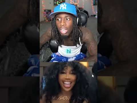 SZA saying hi to Kai Cenat😍