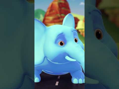 Ek Mota Hathi Kavita, ایک موٹا ہاتھی۔ #shorts #elephantsong #kidstvurdu #youtubeshorts