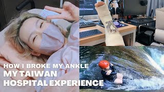 My First Taiwan Hospital Experience - How I broke my ankle - SURGERY ???