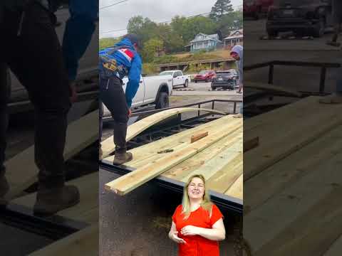 Boards Replacement on a Car Trailer #shorts