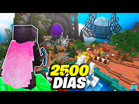 Sobreviví 2500 DÍAS en MINECRAFT | WORLD TOUR