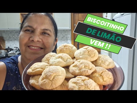 "O Melhor Biscoito de Limão Que Você Já Provou ! 🍋"