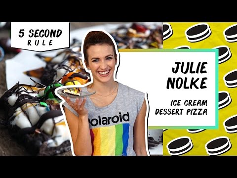 Ice Cream Dessert Pizza | 5 Second Rule with Julie
