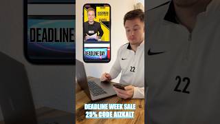 DEADLINE WEEK SALE @matchdaynutrition  25% AUF ALLES! Code AizKalt für MAXIMALEN & DOPPELTEN Rabatt!