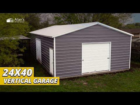 24x40 Metal Building Charles Ordered at Alan's Factory Outlet