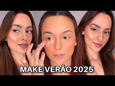 FAÇA ESSA MAKE PRA FICAR LINDA NO VERÃO 2025 *Dicas pra make DURAR!!!* FÁCIL E RÁPIDA.