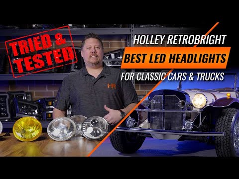 Holley RetroBright Classic LED Beam Headlights | 7" Round