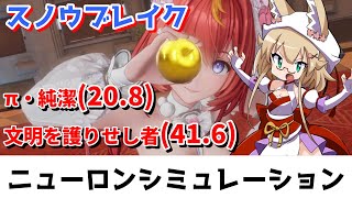 【スノウブレイク】ニューロンシミュレーション 7/21～7/27（π・純潔/文明を護りせし者）