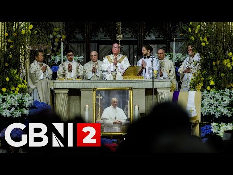 New York's St. Patrick's Cathedral celebrates mass for Pope Francis
