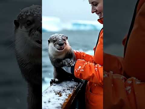 The little fellow succeeded in being cute and got on the boat,Look at its complacent look.