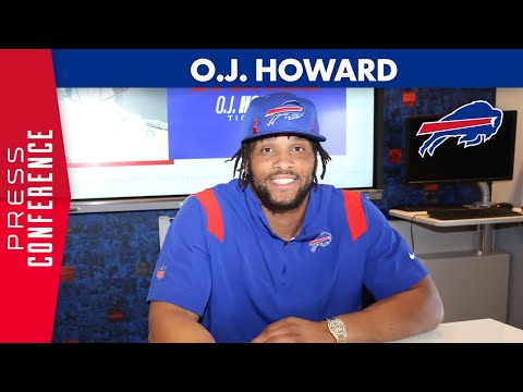 O.J. Howard Signs with the Buffalo Bills: "Just So Excited to Be Here" video clip 