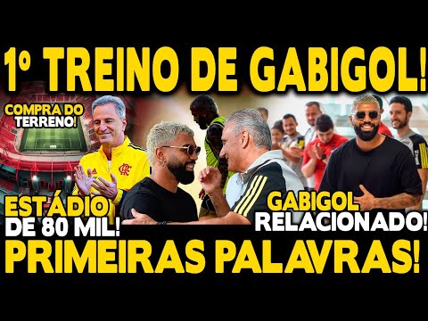 ESPETACULAR! GABIGOL TREINA E É RELACIONADO! LANDIM COMPRANDO TERRENO! ESTÁDIO 80 MIL!