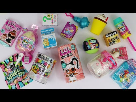 Squishies & Surprise toys unboxing LOL Hairgoals, Unicorn slime, Smooshy Mushy Baby + more!