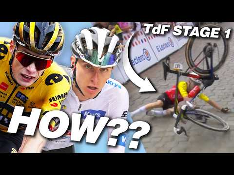 Huge Split In GC + How Did This Crash Happen?! – Wild Ones TdF Stage 1 Highlights