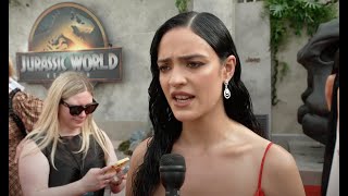Luna Blaise Interview At The Jurassic World Rebirth World Premiere In NYC