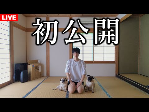 【生配信】ずっと物置だった和室から初ライブ！卓球専用部屋にします