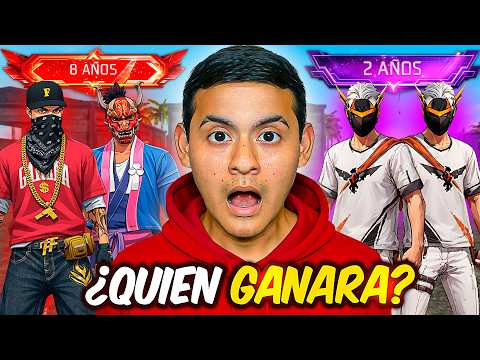 NUEVA ESCUELA vs VETERANOS en FREE FIRE 😈🔥 ¿QUIÉN MANDA?
