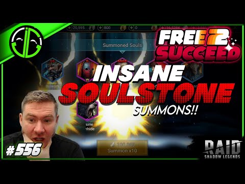 POPPING ALL OF OUR SOULSTONES!!! 40+ CRAZY SUMMON SESSION | Free 2 Succeed - EPISODE 556
