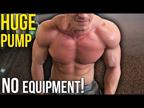 KILLER Home Chest Workout for MASS (No Equipment)