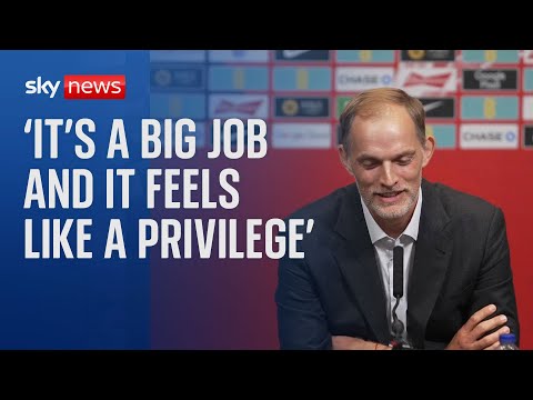 Thomas Tuchel's first news conference as England manager