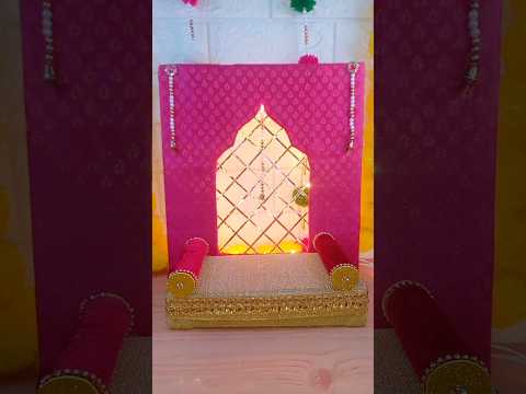 Ganesh Chathurthi Easy DIY decoration | Ganpathi decor ideas | Simple crafts ideas #ganeshchathurthi